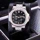 Clone Patek Philippe Nautilus Power Reserve Men Watches Diamond Bezel Gray Face (5)_th.jpg